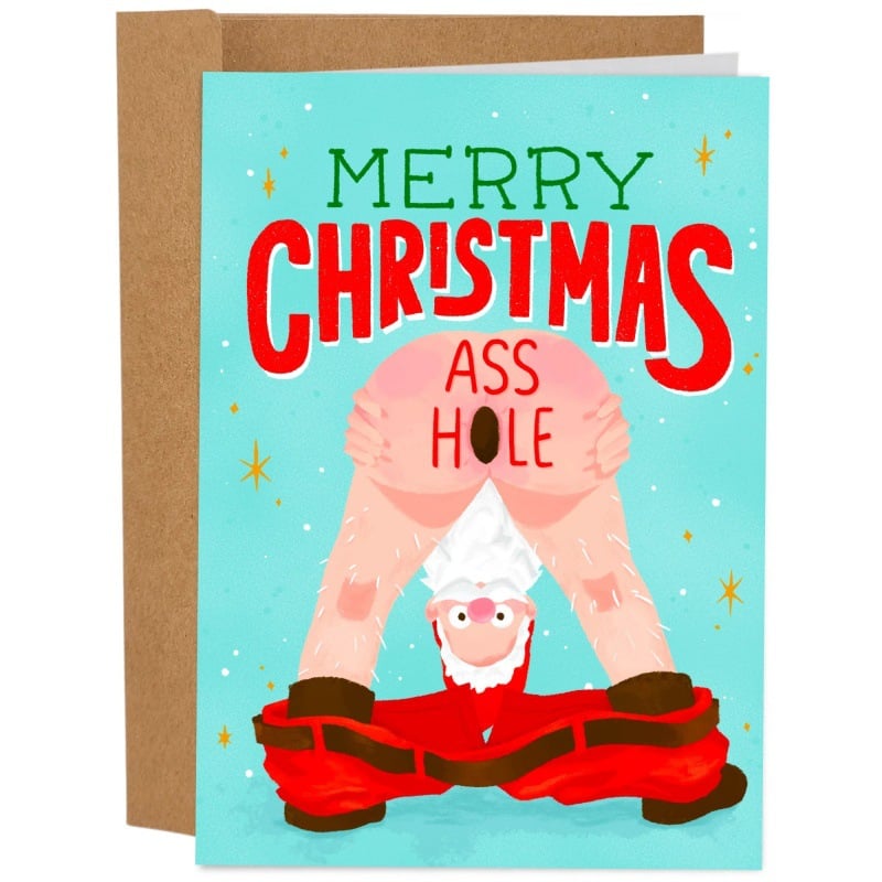 🎄Christmas Hot Sale 48% OFF🎅Greetings Funny Inappropriate Christmas Card 9-Piece Set
