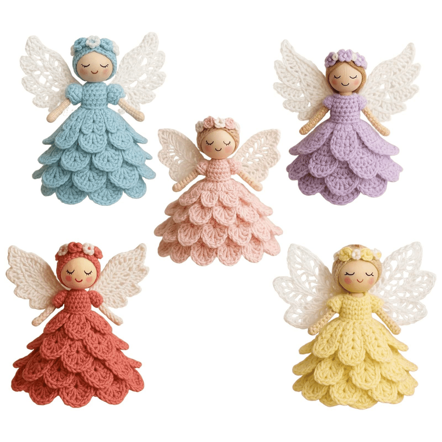 🏆Flash Sale⚡50K+ SOLD! - Handmade Crochet Angel Ornament