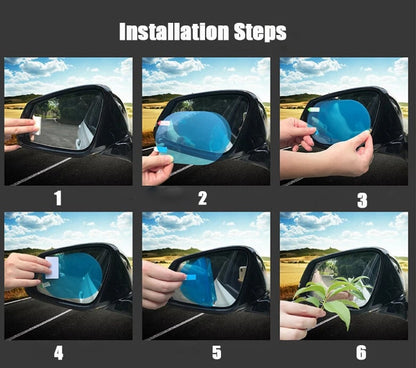 🔥Last Day 49% OFF-4Pcs Car Rearview Mirror Film