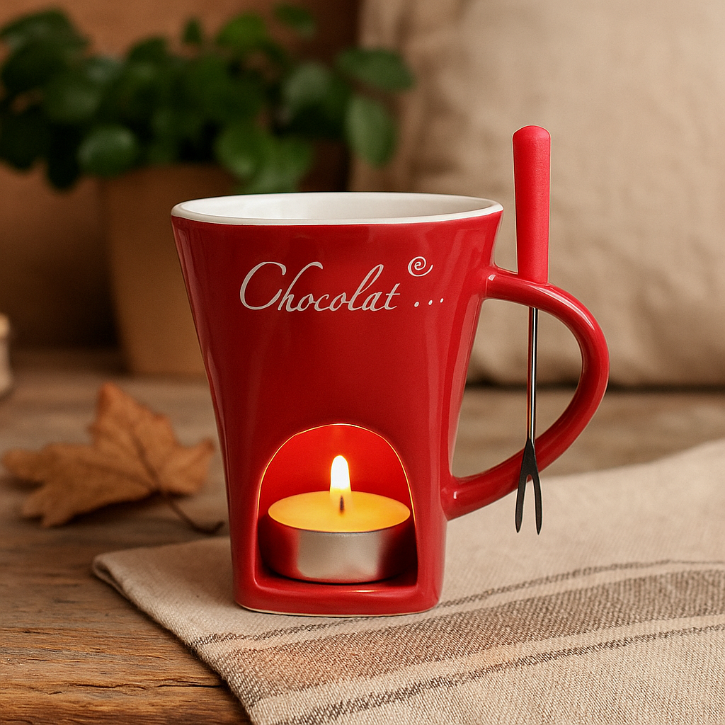 Natravor® Handcrafted Fondue Cup - Perhaps it would make a wonderful Valentine's Day gift.
