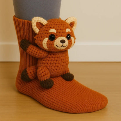 LAST DAY SALE 49% OFF -Early Christmas Promotion🎄Textured Animal Design Socks for Cosy Comfort