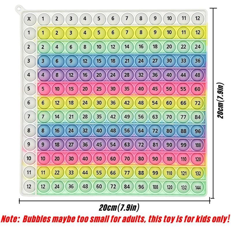 Multiplication Formula Practice Math Game - Portable Times Table Learning Activity Board Game