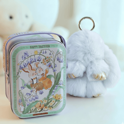 🎁Last Day Sale 49% OFF🐰 Handmade Soft Bunny PomPom Charms