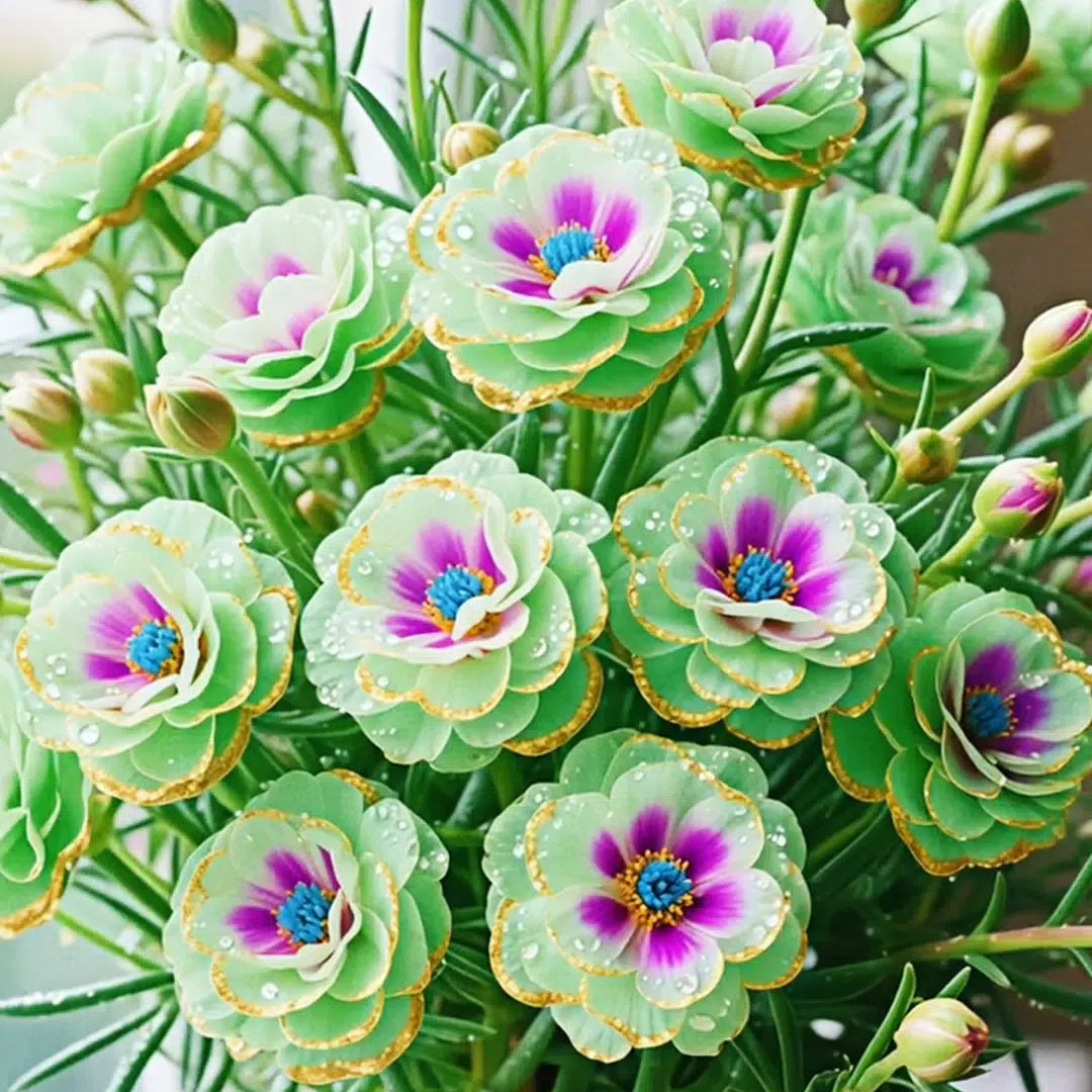 Green Purple Heart