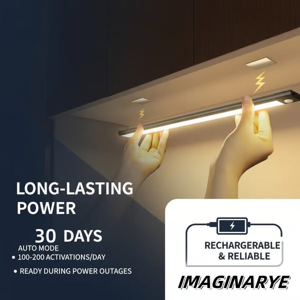 🎁Last Day Sale 49% OFF🔥-💡Punch-free Smart Sensor Magnetic Rechargeable LED Lights