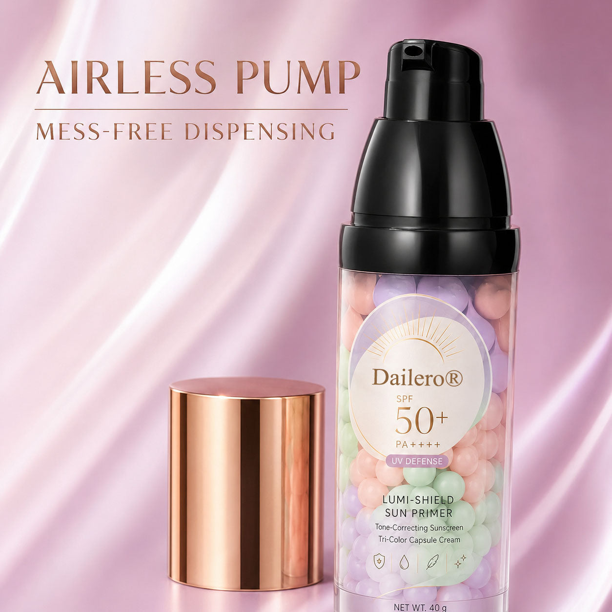 Dailero® Three-Color Protective Isolation Cream with SPF 50 Coverage