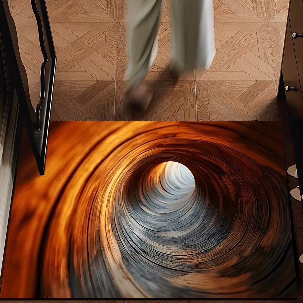 🔥Last Day 49% OFF👍Visual Illusion Endless Abyss Pattern HD Printed Non-Slip Doormat