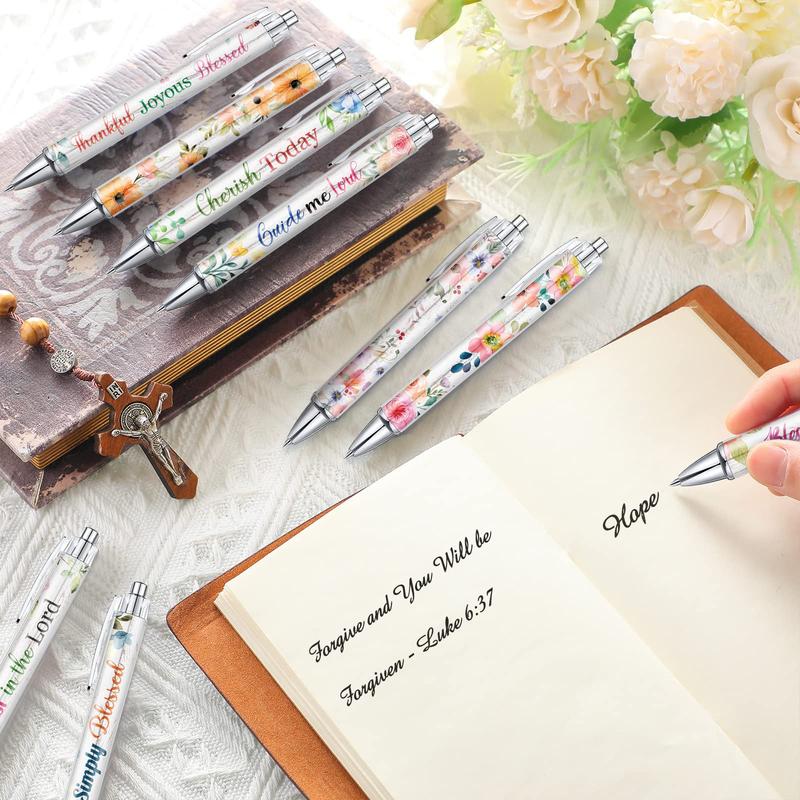 LAST DAY SALE 49% OFF✝️Christian Gifts Set: Motivational Pens & Bible Verse Notebooks – Inspire Your Faith Journey🌸