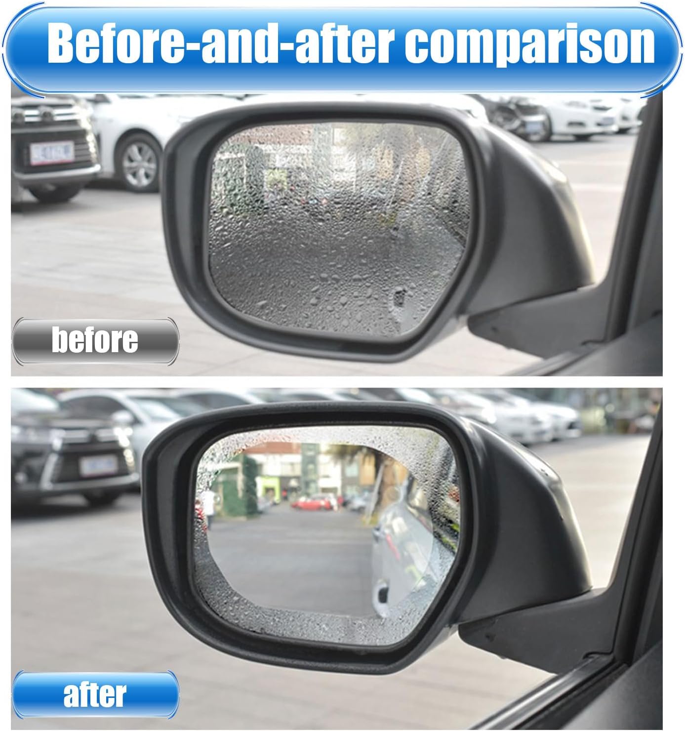 🔥Last Day 49% OFF-4Pcs Car Rearview Mirror Film