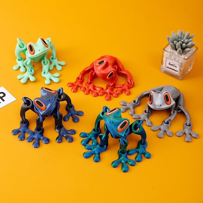 🔥 LAST DAY 49% OFF🐸3D Printed Magnetic Glow-in-the-dark Frog Toy