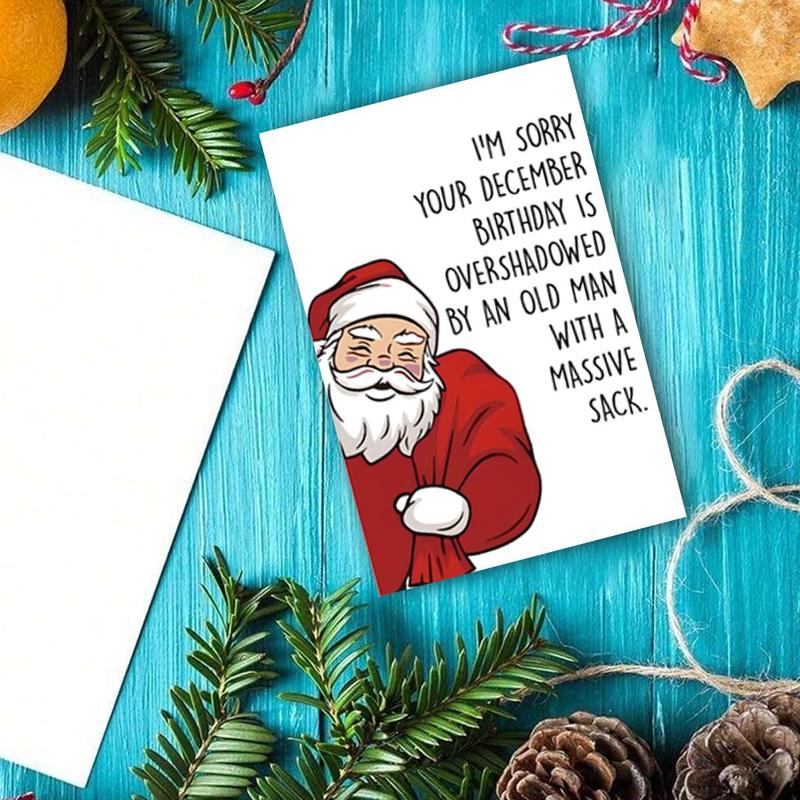 🔥Last Day 49% OFF🎅 Cartoon Santa Claus Birthday Card