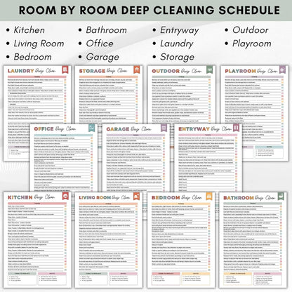 🎁Last Day 49% OFF📚ADHD Cleaning Planner Bundle
