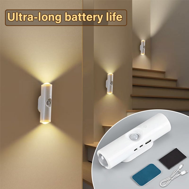 Last Day 49% OFF🔥Rechargeable Smart LED Motion Sensor Ambient Light