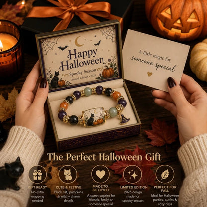 🎃🎃 Limited Edition Halloween Beaded Bracelet Set | Spooky Cute Gift Jewelry🎁