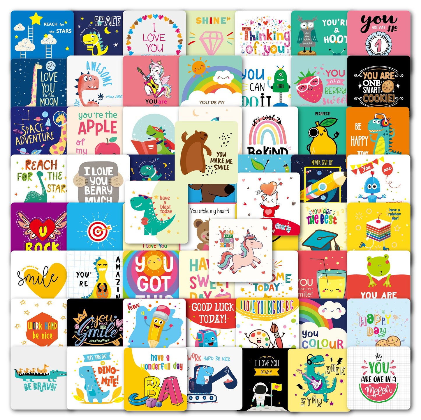 🔥Last Day 49% OFF-✨60 Motivational Cards for Kids