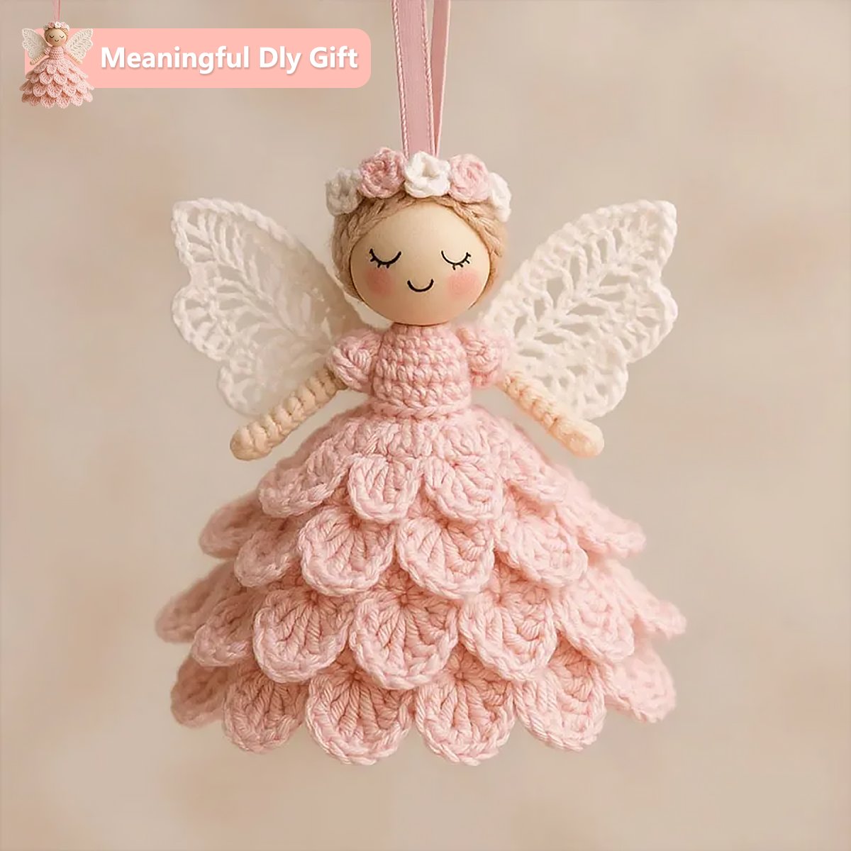 🏆Flash Sale⚡50K+ SOLD! - Handmade Crochet Angel Ornament