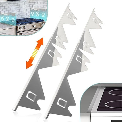 🔥Last Day 49% OFF - Retractable Stainless Steel Stove Gap Covers
