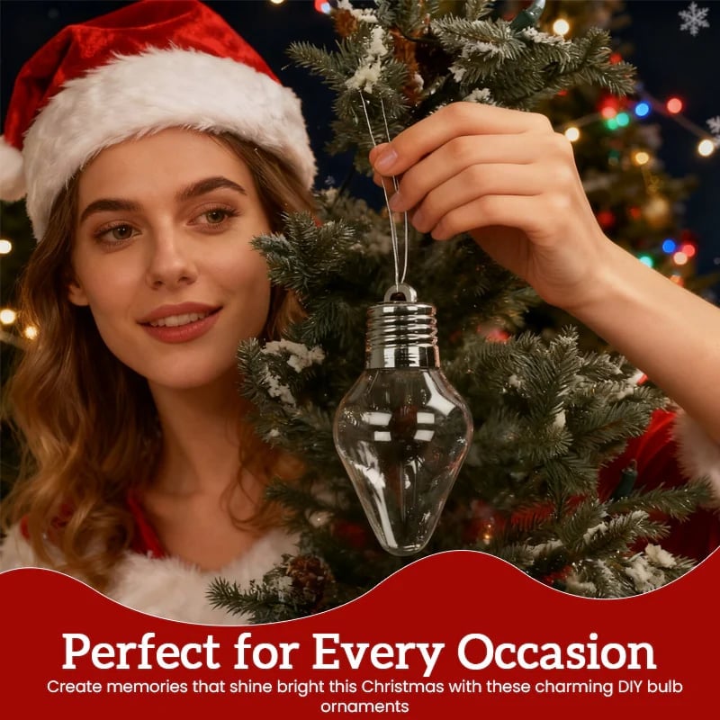🔥Last Day 49% OF🎄Christmas Bulb Gift Jar💡Festive Ornament & Perfect Gift