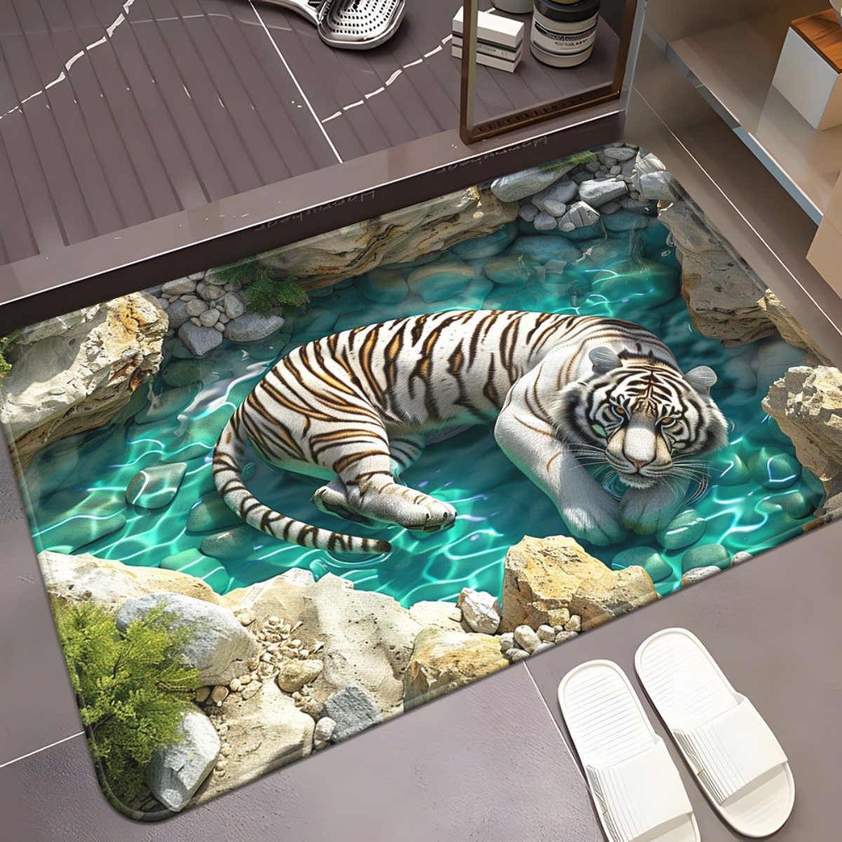 🔥Last Day 49% OFF👍Visual Illusion Endless Abyss Pattern HD Printed Non-Slip Doormat