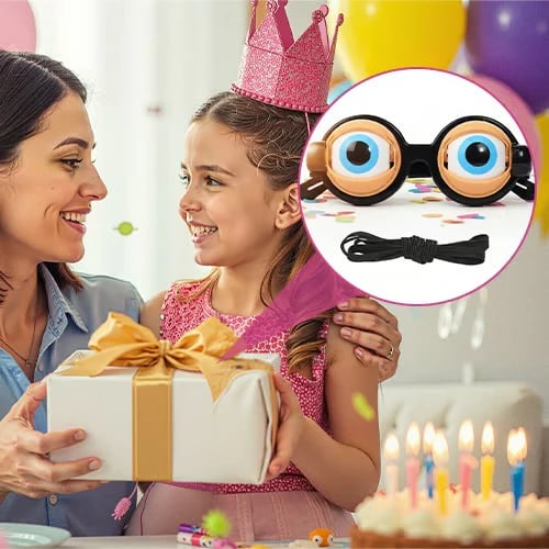 🤣Crazy Eyes Glasses – Be the Funniest Person in the Room