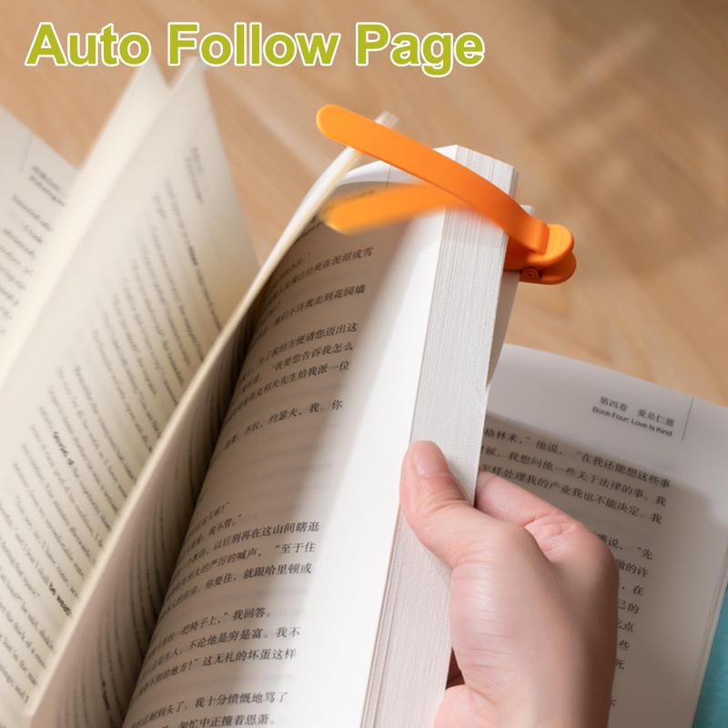 📖3Pcs Automatic Bookmark,Silicone Smart Book Marks-🎁Gifts for Book Lovers