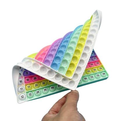 Multiplication Formula Practice Math Game - Portable Times Table Learning Activity Board Game