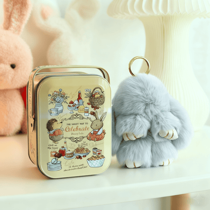 🎁Last Day Sale 49% OFF🐰 Handmade Soft Bunny PomPom Charms
