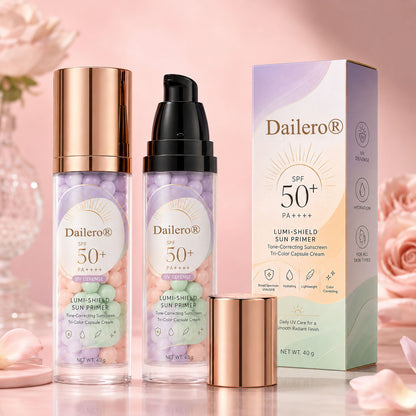 Dailero® Three-Color Protective Isolation Cream with SPF 50 Coverage