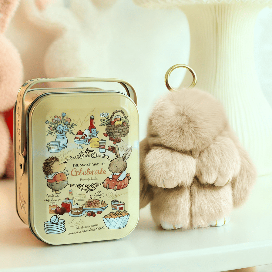 🎁Last Day Sale 49% OFF🐰 Handmade Soft Bunny PomPom Charms