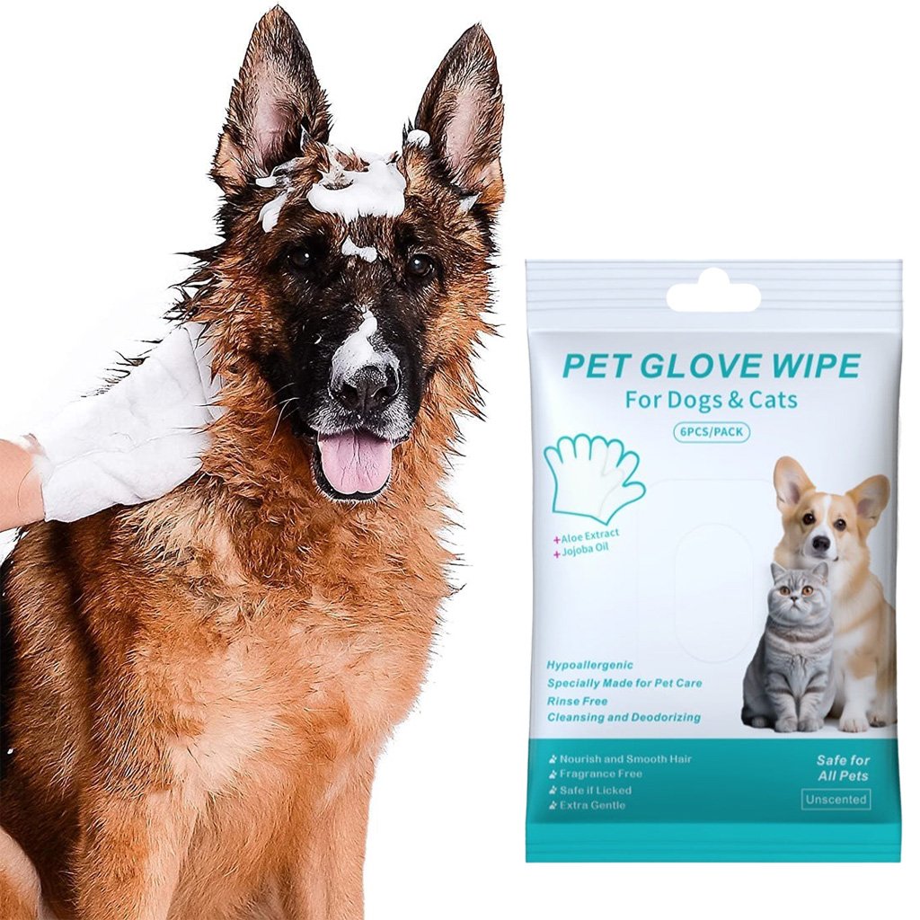 🔥Last Day Sale 49% OFF🐾Rinse-Free Dog Shampoo Mitts – Hypoallergenic Pet Bath Wipes