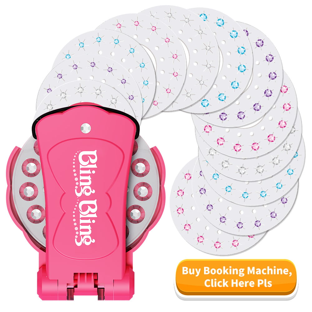 🔥Last Day 49% OFF - 💎Glitter Diamond Styling Tools Hair Gemstone Styling Set