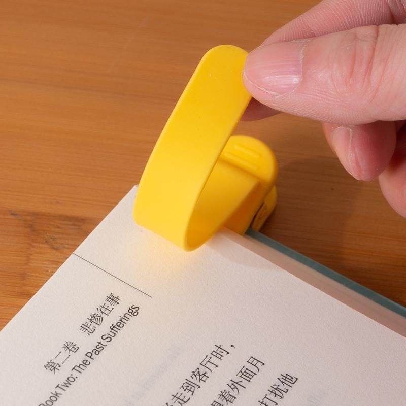 📖3Pcs Automatic Bookmark,Silicone Smart Book Marks-🎁Gifts for Book Lovers