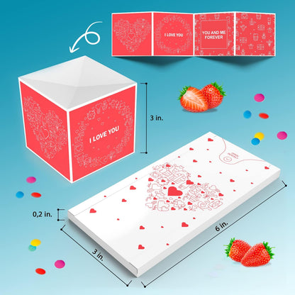 ✨Christmas Exploding Confetti Surprise Card – Pop-Up Joy in Every Envelope 🎄✨