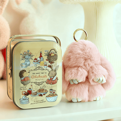 🎁Last Day Sale 49% OFF🐰 Handmade Soft Bunny PomPom Charms