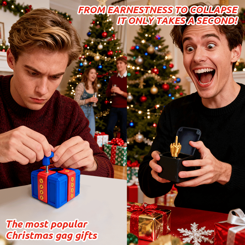 🎁The Prank Box – Hilarious Screw Challenge with Middle Finger Surprise 🤪🖕Perfect Gag Gift for All Occasions!