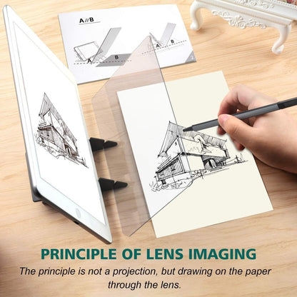 🔥Last Day 49% OFF🎨✏️Optical Image Copy Drawing Board | Compatible with Mobile phones & Tablets✅