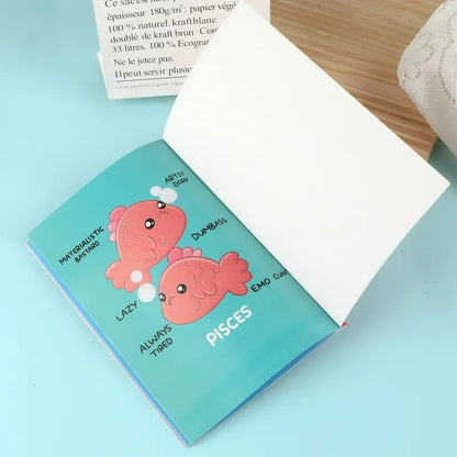 🔥Last Day 49% OFF-How To Survive The Bullsh!t Whimsical Cartoon Journal for Proper Stress Relief