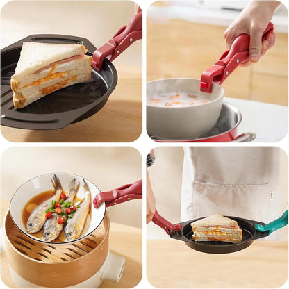 ✨Must-Have Kitchen Essential! Heat-Proof Hot Plate Gripper – Enjoy Worry-Free Cooking!