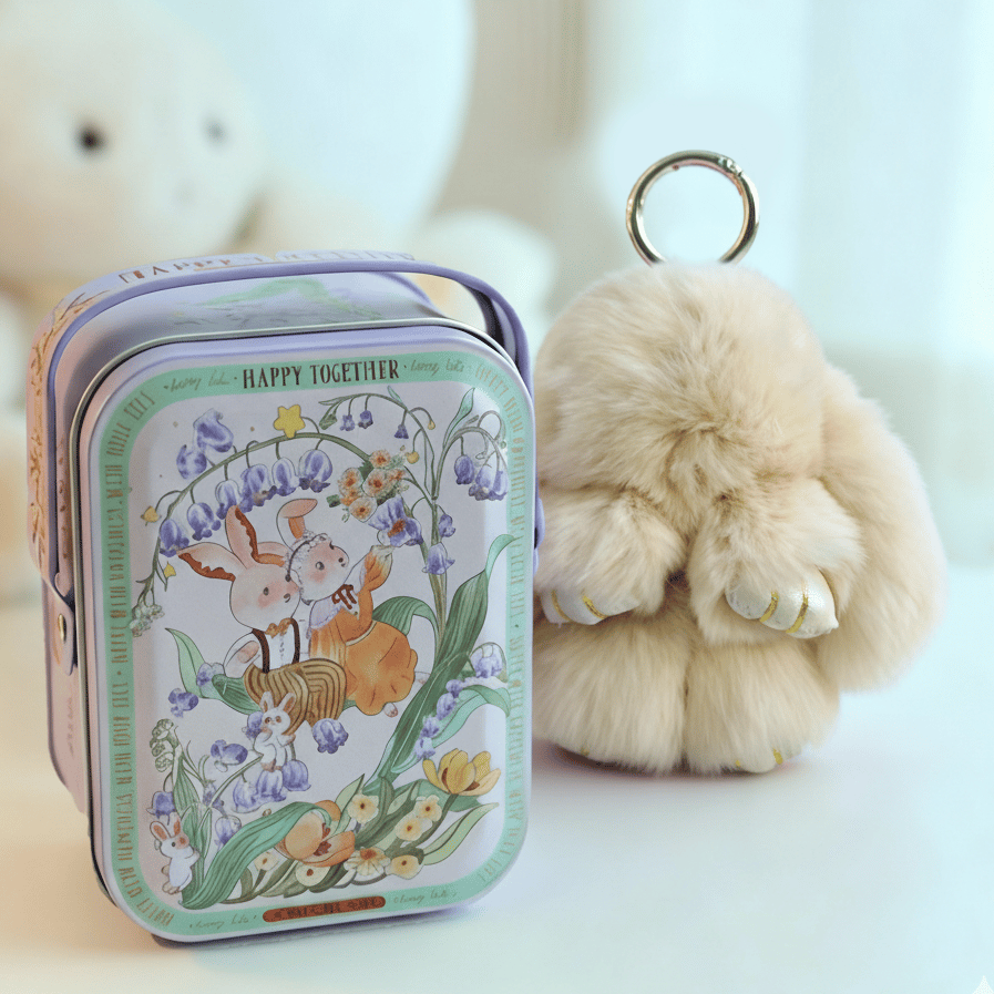 🎁Last Day Sale 49% OFF🐰 Handmade Soft Bunny PomPom Charms