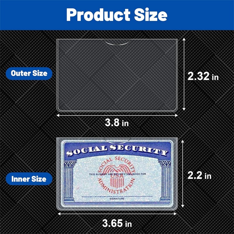🔥Last Day 49% OFF - ✨Social Security Card Protector Sleeves