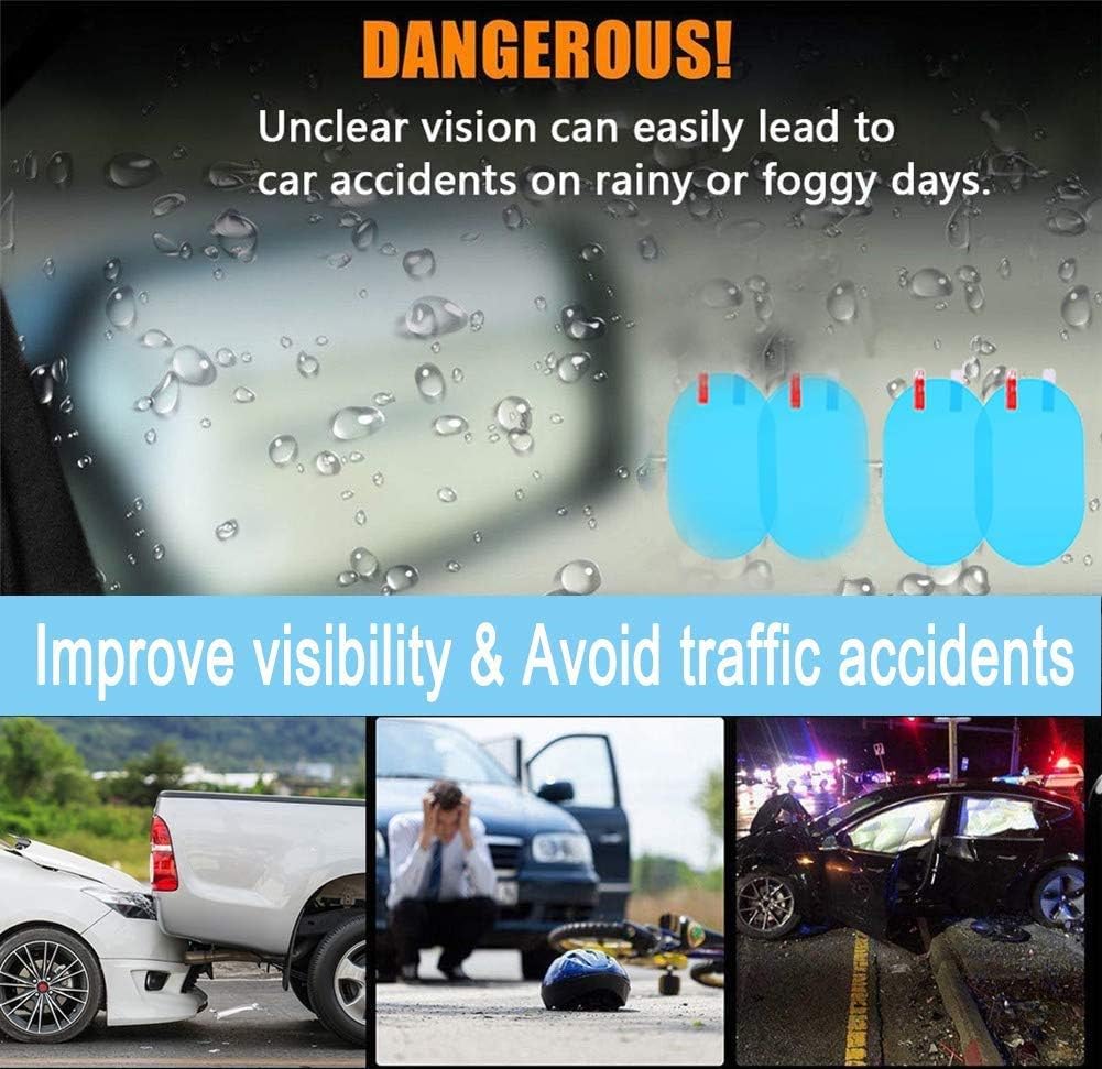 🔥Last Day 49% OFF-4Pcs Car Rearview Mirror Film