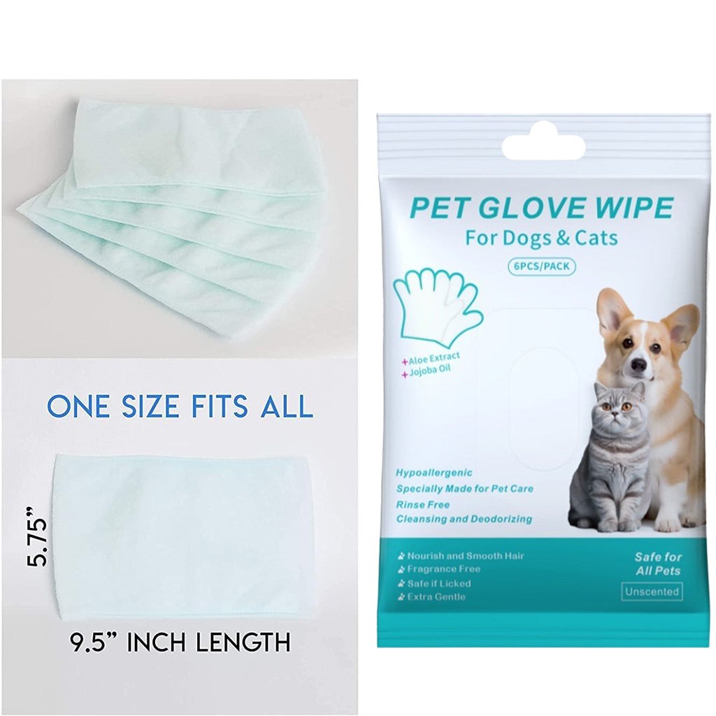 🔥Last Day Sale 49% OFF🐾Rinse-Free Dog Shampoo Mitts – Hypoallergenic Pet Bath Wipes