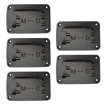 🔥Last Day 49% OFF-5Packs Tool Holders for DeWalt 14.4V/18V/20V & Milwaukee  M1818V lithium batteries tool mounting base electric drill