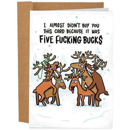 🎄Christmas Hot Sale 48% OFF🎅Greetings Funny Inappropriate Christmas Card 9-Piece Set