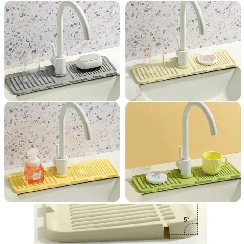 🎁Hot Sale 49% OFF🔥Faucet Guard & Draining Mat