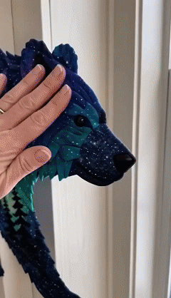 🐺Last Day 49% OFF - 🌌🐺Northern Lights Wildlife DIY Patchwork Kit