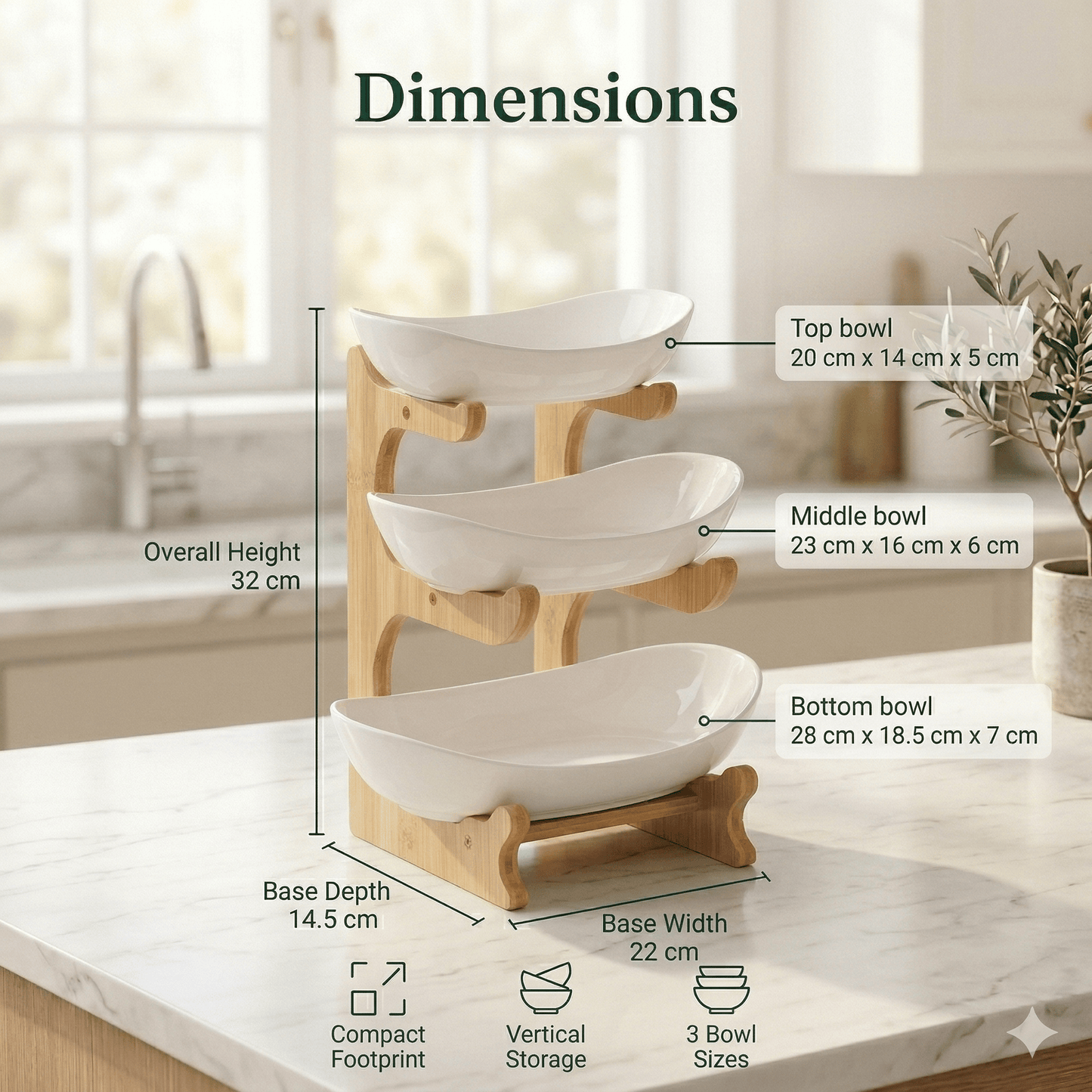 🎉LAST DAY 49% OFF -🔥✨3 Tier Countertop Organizer