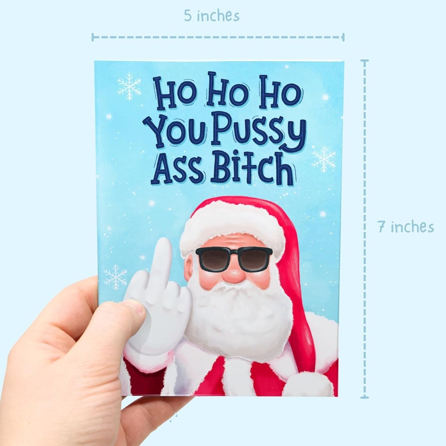 🎄Christmas Hot Sale 48% OFF🎅Greetings Funny Inappropriate Christmas Card 9-Piece Set