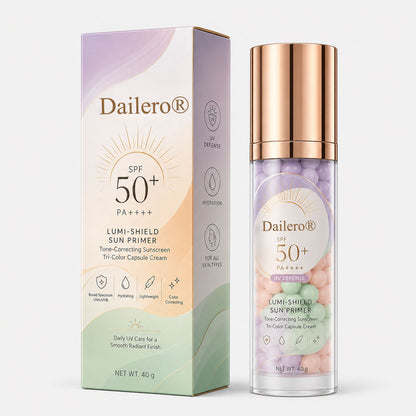 Dailero® Three-Color Protective Isolation Cream with SPF 50 Coverage