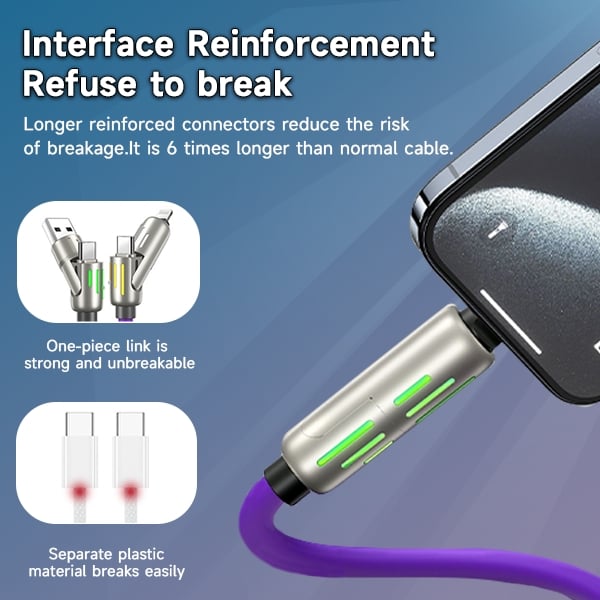 🎁Last Day Sale 49% OFF⚡4-in-1 USB Charging Cable fast charging MAX